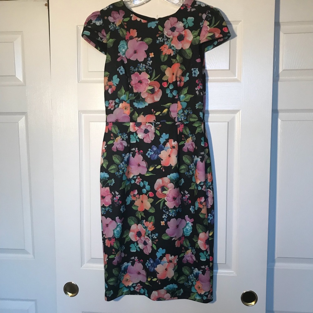Scuba sheath, Midi, fully lined very flattering